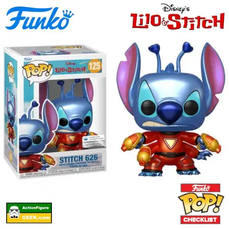 Stitch 626 Metallic - Funko Shop and Loungefly Backpack Bundle Exclusive