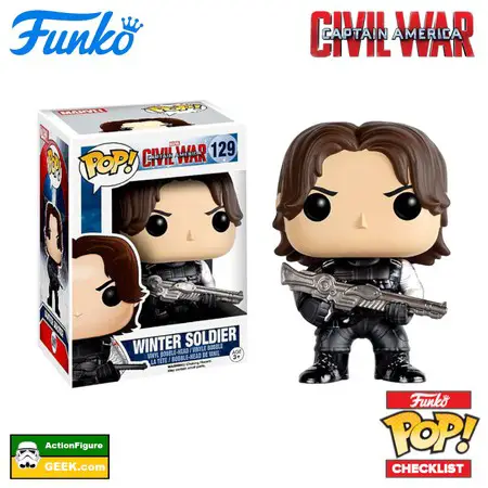 Product image 129 Bucky Barnes - Captain America - Civil War Funko Pop!
