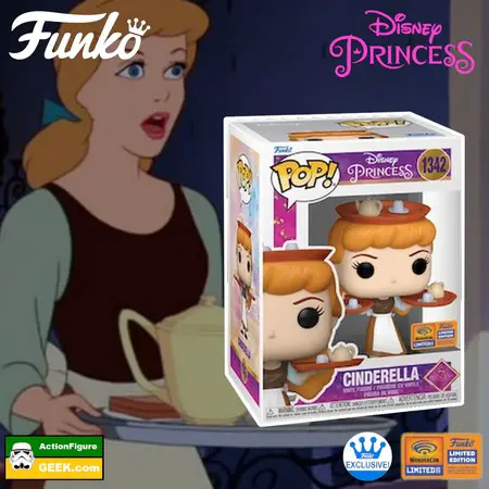 Product image 1342 Disney Princess – Cinderella with Trays Funko Pop! – WonderCon 2023 and Funko Shop Exclusive
