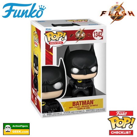 1342 The Flash Batman Pop! Vinyl Figure - 2023 Flash Movie Funko Pops! - Ultimate Checklist