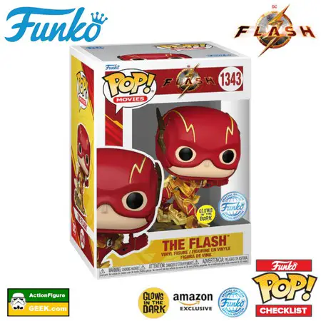 1343 The Flash GITD Amazon Exclusive and Funko Special Edition