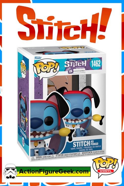 1462 Lilo & Stitch Costume Stitch as Pongo Funko Pop!