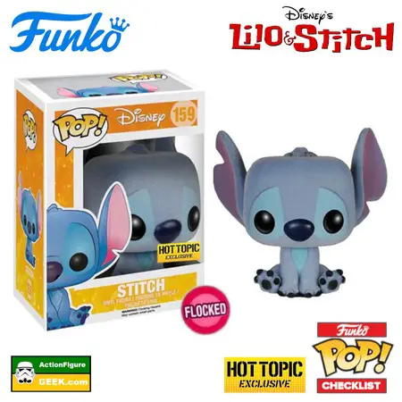 Stitch Seated Flocked - Hot Topic Exclusive