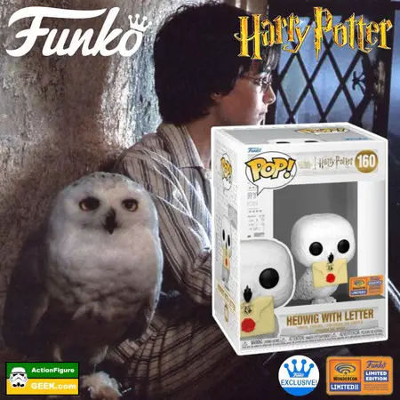 Product image 160 Harry Potter Hedwig with Letter Funko Pop! WonderCon and shared Funko Shop Exclusive