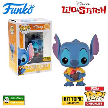 Funko Pop! Disney Lilo & Stitch Aloha Stitch Hot Topic Exclusive