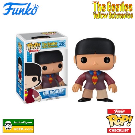 28 Paul McCartney - The Beatles and Paul McCartney Color Reject - Gemini Collectibles -Yellow Submarine - The Beatles Funko Pop! Checklist, Buyers Guide and Gallery