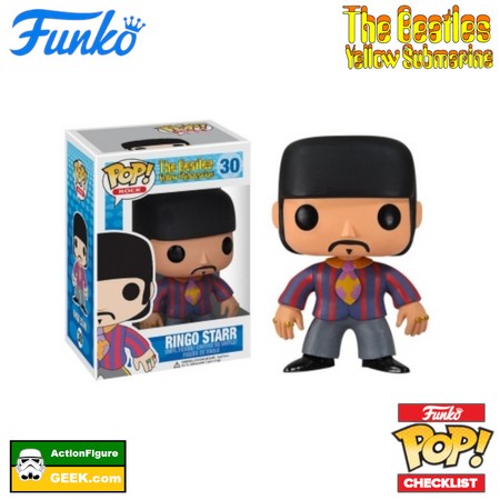 30 Ringo Starr - The Beatles and Ringo Starr Color Reject - Gemini Collectibles -Yellow Submarine The Beatles Funko Pop! Checklist, Buyers Guide and Gallery