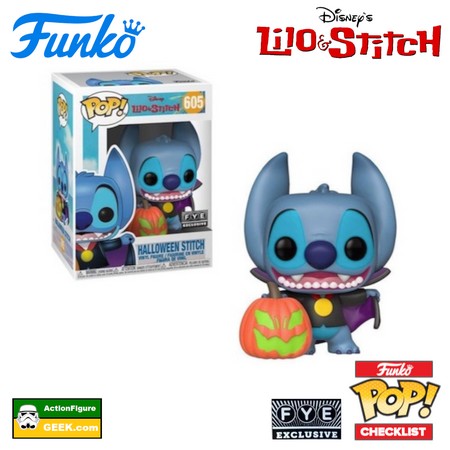 605 Halloween Stitch - FYE Exclusive - Lilo & Stitch Funko Pop Checklist - Buyers Guide - Gallery