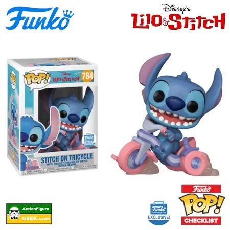784 Stitch on Tricycle - Funko Shop Exclusive