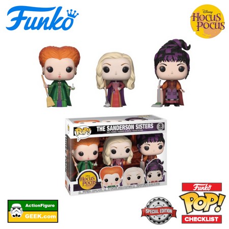 Sanderson Sisters - Common Pop! - Spirit Exclusive and Special Edition 3-Pack