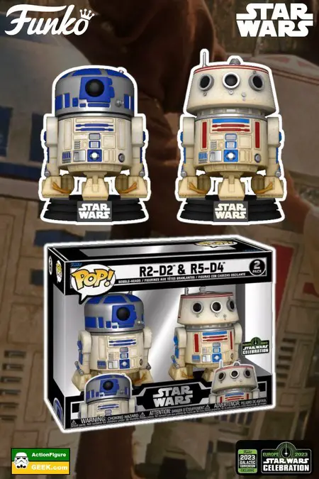 Star Wars: R2-D2 and R5-D4 Funko Pop! 2-pack