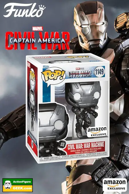 You can buy this new Captain America: Civil War – War Machine Funko Pop! Amazon Exclusive at the following online retailers: