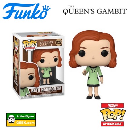 1122 Beth Harmon with Rook - Queen's Gambit Funko Pop! - Checklist - Buyers Guide - Gallery