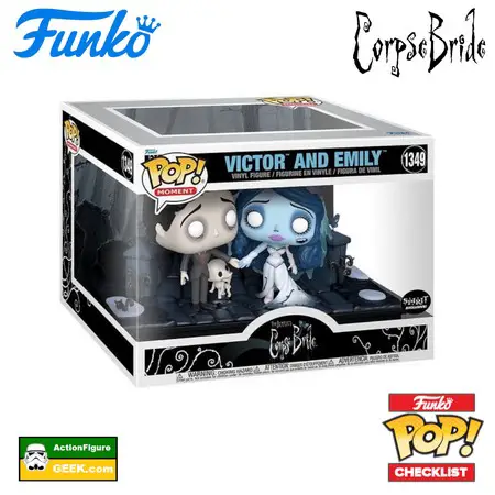 1349 Victor and Emily Funko Pop! Moment - The Corpse Bride Spirit Exclusive and Funko Special Edition