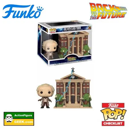 15 Doc with Clock Tower - Pop! Towns Back to the Future Funko Pop! Checklist - Buyers Guide - Gallery