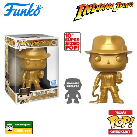 885 Indiana Jones Gold 10-inch - FunkoShop Exclusive