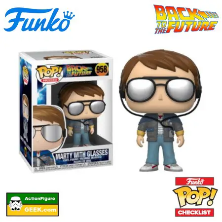 958 Marty with Glasses Back to the Future Funko Pop! Checklist - Buyers Guide - Gallery