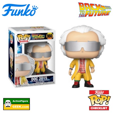 960 Doc 2015 with Glasses Back to the Future Funko Pop! Checklist - Buyers Guide - Gallery