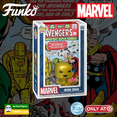28 Avengers: Iron Man - Avengers #1 Funko Pop! Comic Cover Vinyl Figure – Target Exclusive and Special Edition