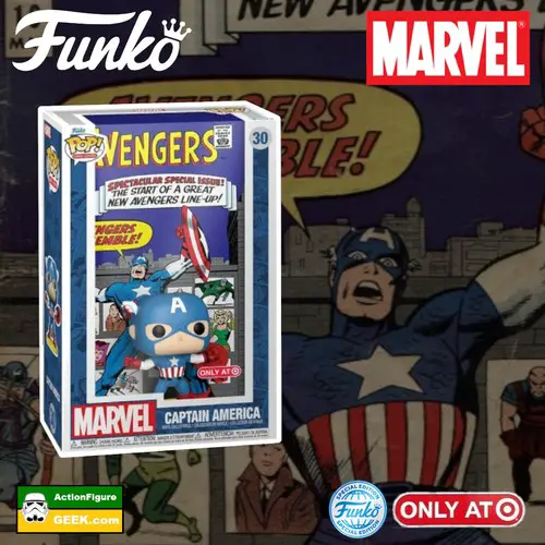 Marvel Comic Captain America Vol 1 #16 Comic Cover Funko Pop!