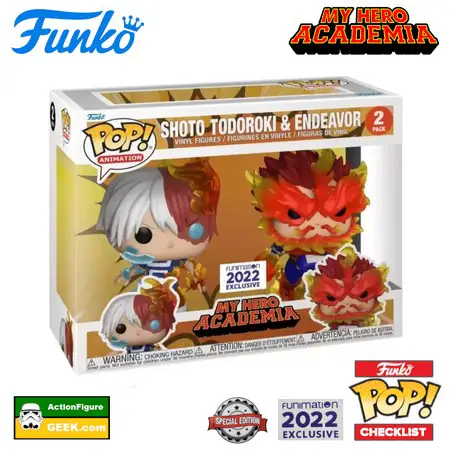 Shoto Todoroki and Endeavor - Funimation Exclusive and Special Edition 2-Pack - Endeavor Funko Pop