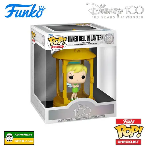 1331 Tinker Bell in Lantern Disney 100 Deluxe Funko Pop! Disney 100 Peter Pan Funko Pop! Buyers Guide and Gallery