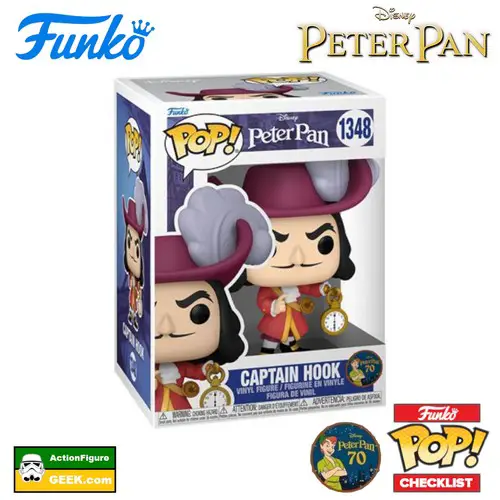1348 Captain Hook Funko Pop! Peter Pan 70th Anniversary Funko Pop! Checklist - Buyers Guide - Gallery