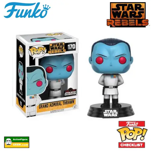 170 Grand Admiral Thrawn - 2017 Star Wars Celebration Exclusive Every Star Wars Rebels Funko Pop Released