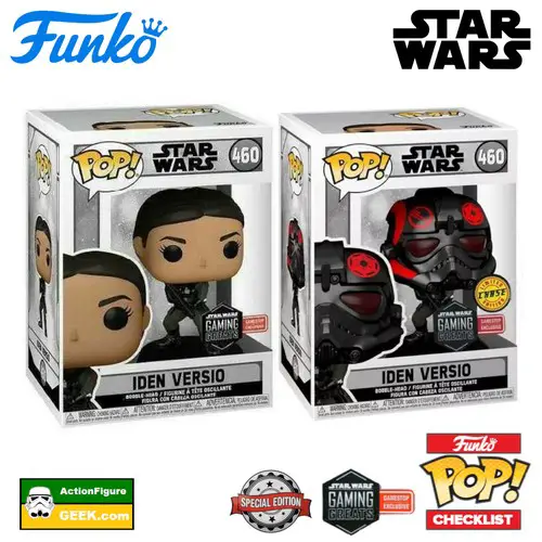 460 Iden Versio and Iden Versio - Star Wars Gaming Greats Chase Funko Pop! GameStop Exclusive and Special Editions