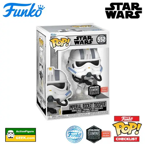 552 Imperial Rocket Trooper - Star Wars Gaming Greats Funko Pop! GameStop Exclusive and Special Edition