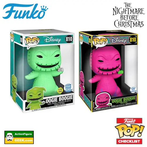 810 Oogie Boogie GITD 10 Inch - FunkoShop Exclusive and Black Light