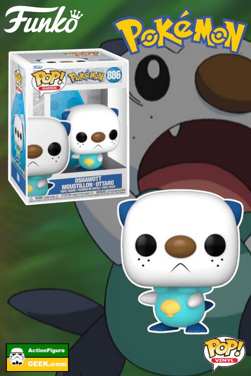 Pokémon Funko Pop! - 886 Oshawott Funko Pop! Moustillon - Ottaro - Pokémon Funko Pop! vinyl figure