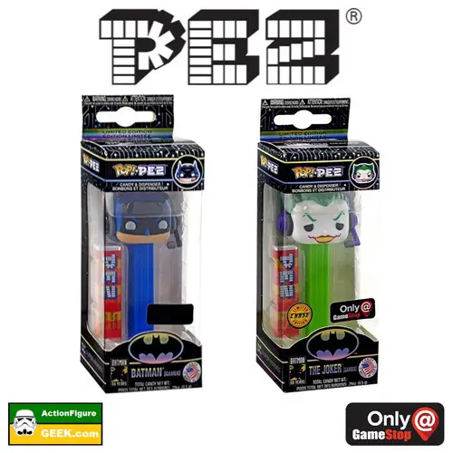 Character-themed Pez dispensers - BatMan and the Joker