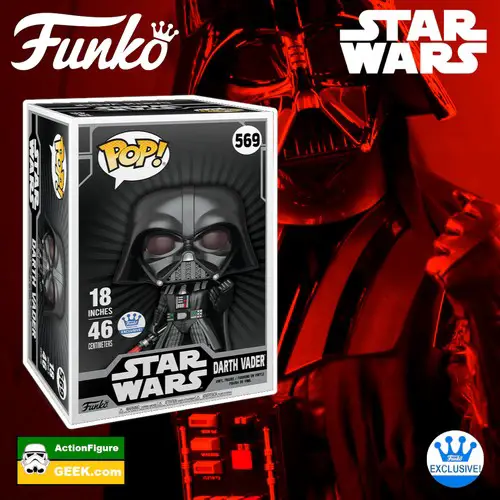 Experience the Power of the Dark Side with the Iconic Darth Vader - Fist Pose 18-Inch Funko Pop!