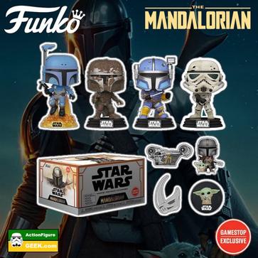 Funko Pop! Star Wars Mystery Box The Mandalorian 4 Packs Exclusivo - Moça  do Pop - Funko Pop é aqui!