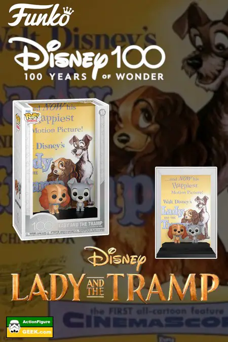 Disney 100 Years Celebration - Lady & The Tramp Funko Pop! Movie Poster 