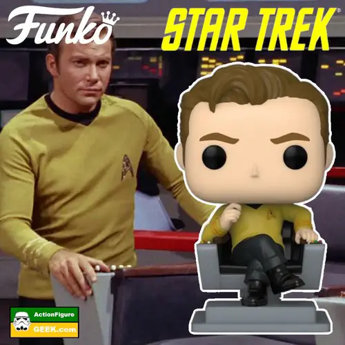 1136 Star Trek The Original Series Captain Kirk in Chair Funko Pop!