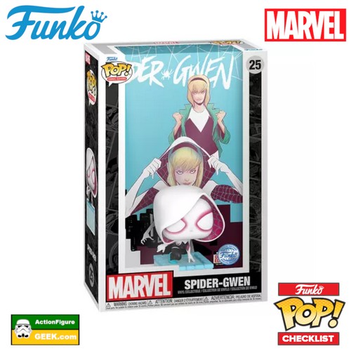 25 Spider Gwen Comic Cover Funko Pop!