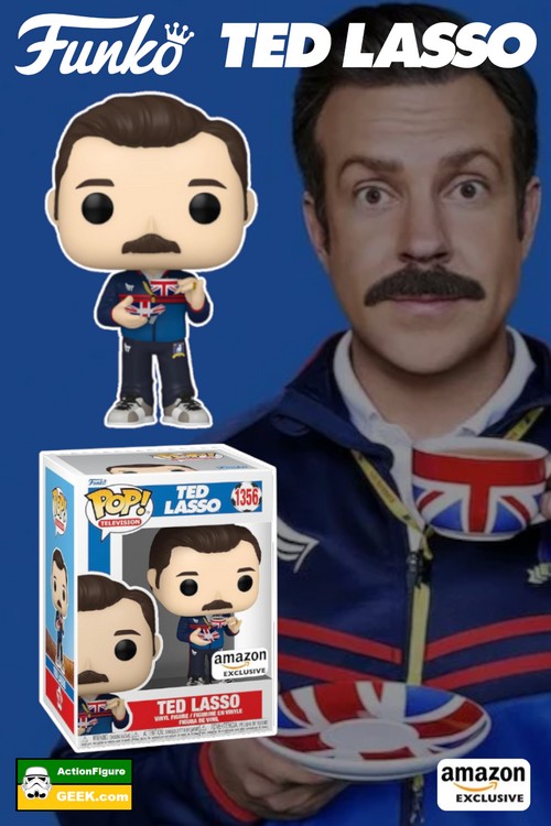 1356 Ted Lasso with Teacup Funko Pop! Amazon Exclusive