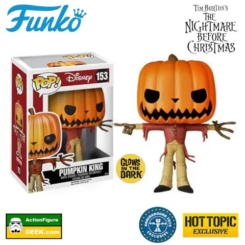 Nightmare Before Christmas Pumpkin King common Pop! Also available as a Hot Topic and Underground Toys Exclusives