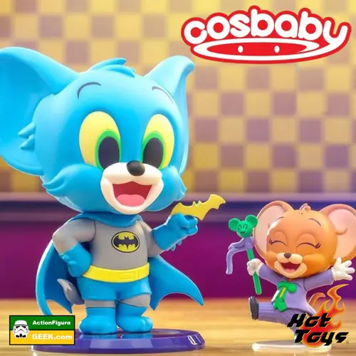 Superhero Madness with Hot Toys' Tom and Jerry Cosbaby Collectible Sets!