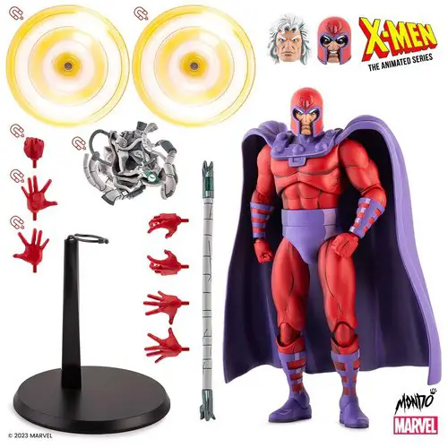 X-Men: The Animated Series Magneto 1:6 Scale Action Figure - Product Features: