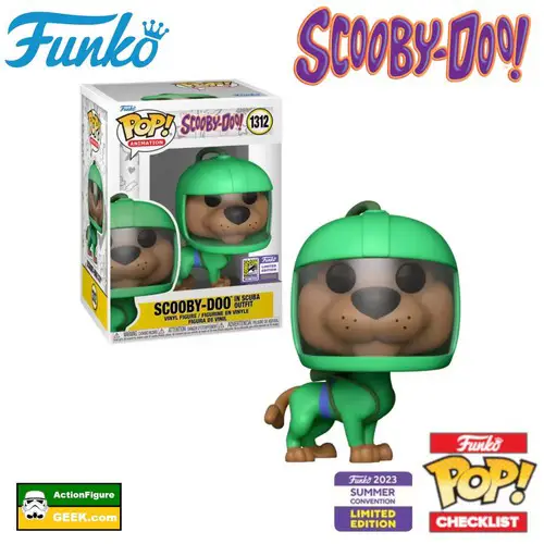 1312 Scooby-Doo in Scuba Outfit Funko Pop! Exclusive