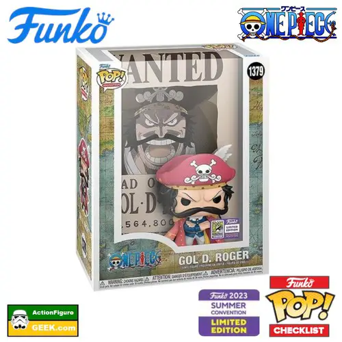 1379 One Piece – Gold D. Roger Wanted Poster Funko Pop!