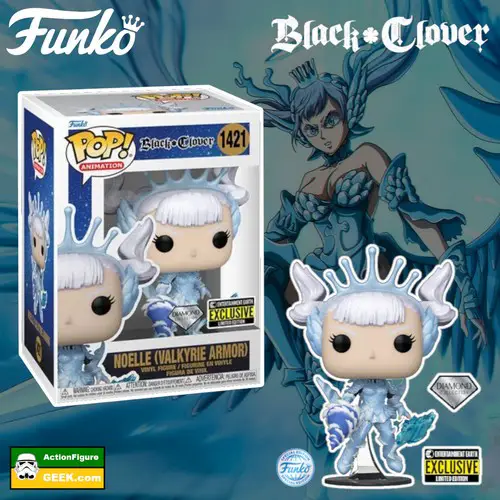 1421 Noelle Valkyrie Armor Funko Pop! Black Clover Diamond Entertainment Exclusive and Special Edition
