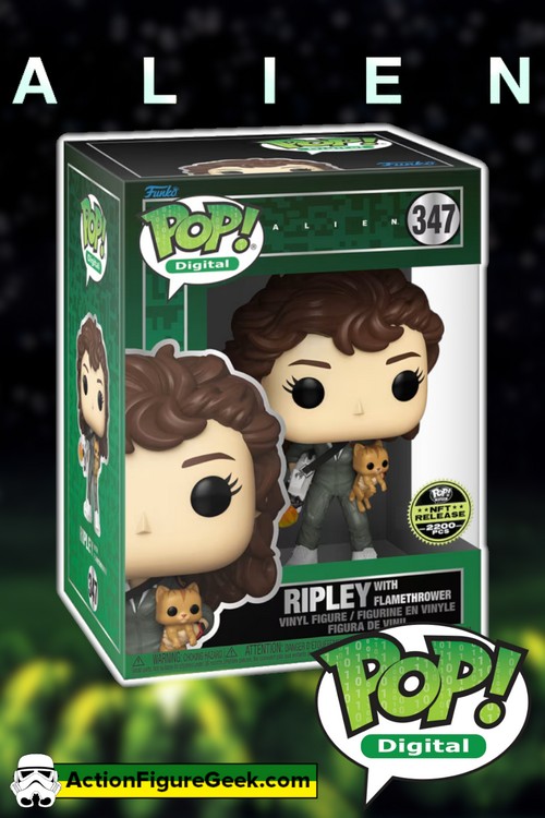 347 Ripley with Flamethrower Digital Funko Pop! (2200 PCS)