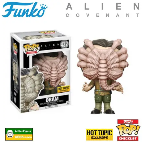 432 Oram with Face Hugger -  Alien Covenant Funko Pop! Hot Topic Exclusive and Special Edition