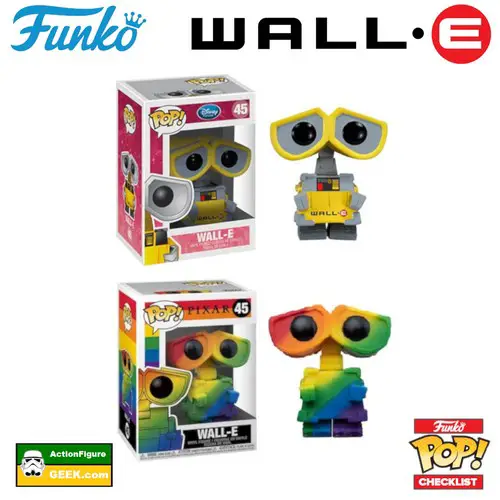 45 WALL-E and WALL-E Pride Rainbow