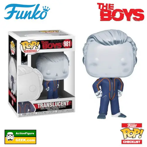 981 Translucent (Clear) Funko Pop! The Boys Funko Pop! Checklist and Buyers Guide