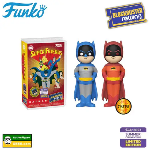 Batman Super Friends Blockbuster Funko Rewind Vinyl Figure SDCC 2023 Exclusive